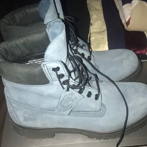 Black and blue timberlands